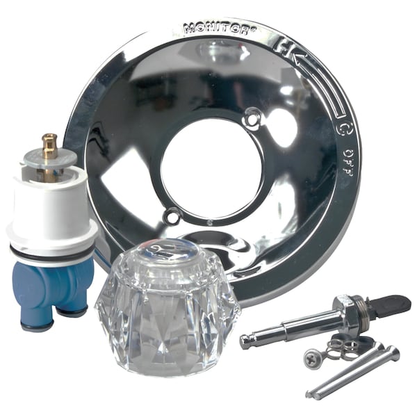 Delta Rebuild Kit - Clear Knob Handle - 1H Trim RP77744 - main