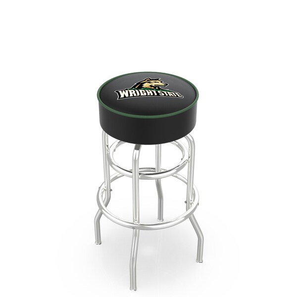 Holland Bar Stool Co 25" Wright State Cushion Seat, 2-Ring Chrome Swivel Bar Stool L7C125WrtStU - main