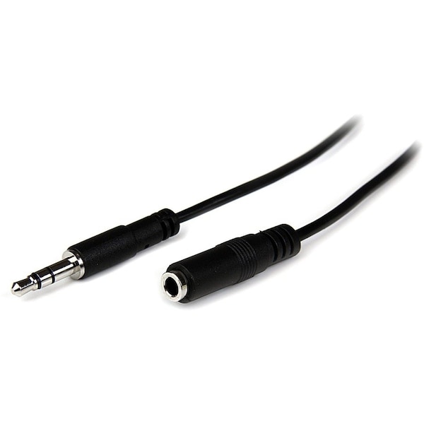 Startech.Com 1m Slim 3.5mm Stereo Extension Audio Cable - M/F MU1MMFS - main