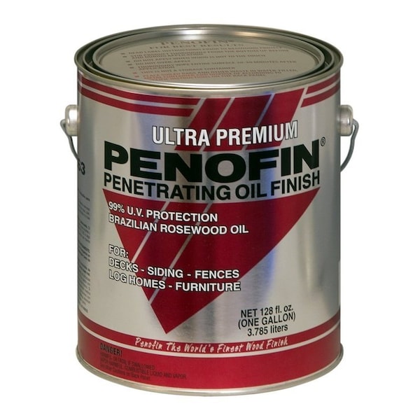 Penofin Red Label Series Ultra-Premium Stain, Transparent, Bark, Liquid, 1 gal Can F5MBAGA - main