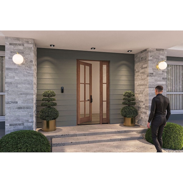 Doornmore G106, 51.5" x 98" ( 36" Door + 12" Side) Left Hand, Mahogany SDL 6 Lite Exterior Door G106-SW-3696-G103-SL_1-1_LI - main
