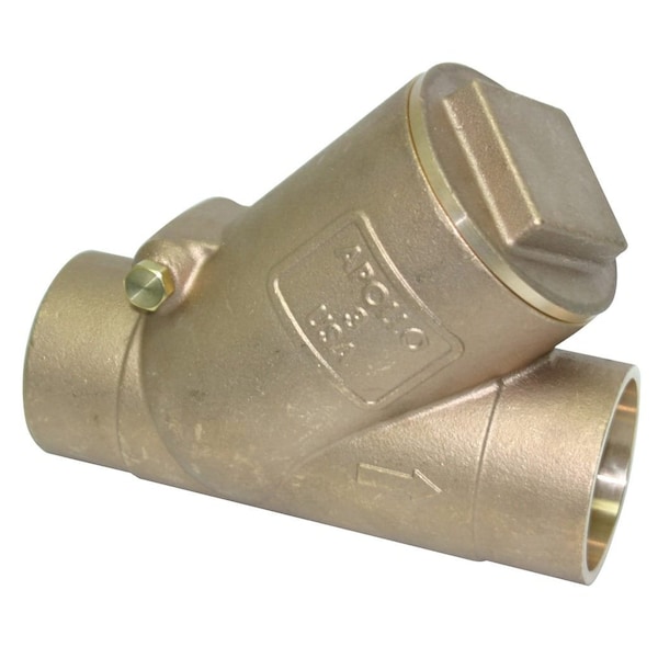 Apollo Valves VLV, CHK, SWNG, Y, 2inSLDR, LF BRZ (METAL SEAT, CL125, 61YLF SER) 61YLF09801 - main
