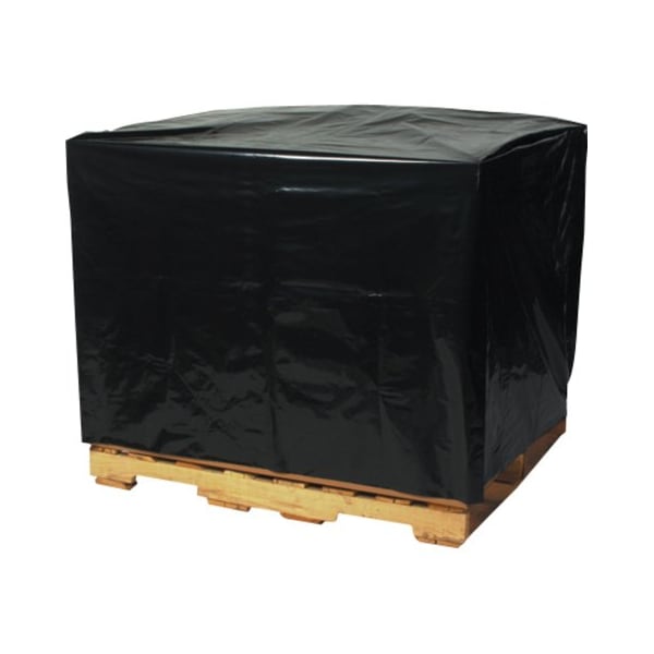 Partners Brand Black Pallet Cover, 54" W, 96" L, 50 PK PC128 - main