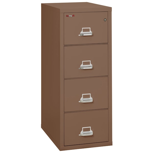 Fireking 4 Drawer, 1 Hr Fire & Impact Rated, Vertical, 31" depth Letter Tan 4-1831-CTN - main