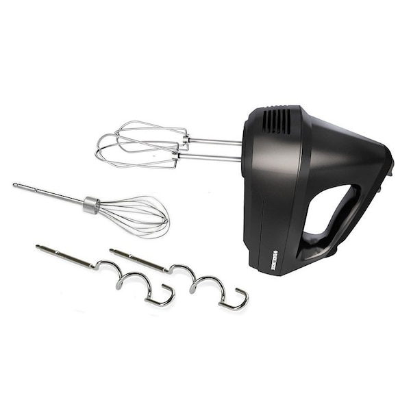 Black & Decker Hand Mixer with Turbo Boost, 120 V, 250 W, 6-Speeds, Black MX3200B - main