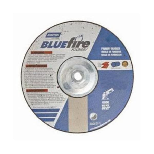 Norton NORTONFOUNDRY XBLUEFIRE 5NVA TYPE 1 STRAIGHT CUT-OFF WHEEL, 20 IN DIA X 5/32 IN THK, 1 66253347683 - main