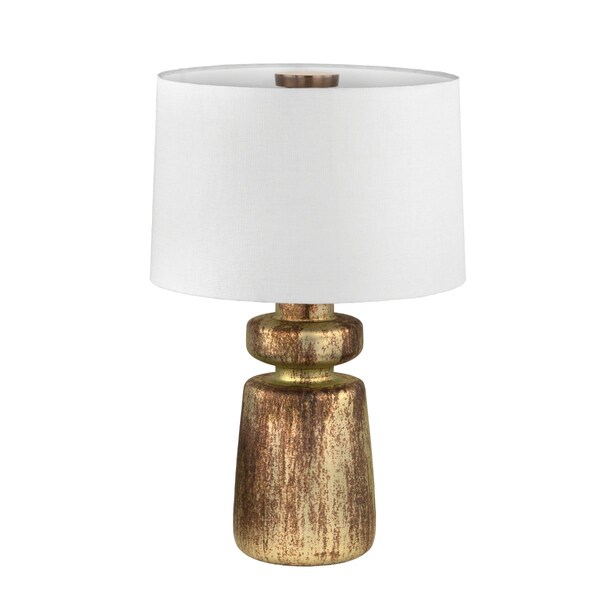 Troy Lighting Terron 1 Light Table Lamp, Patina Brass, 18 In x 27.5 In PTL5122-PBR - main