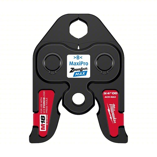 Milwaukee Tool 3/4" ZoomLock MAX Press Jaw for M18 FORCE LOGIC Press Tools 49-16-2655Z - main