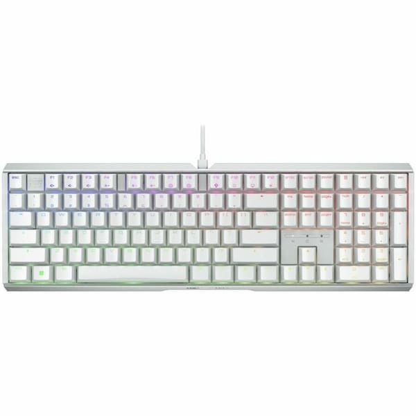 Cherry MX 3.1 WIRED GAMING KEYBOARD WHITE G80-3890HJAUS-0 - main
