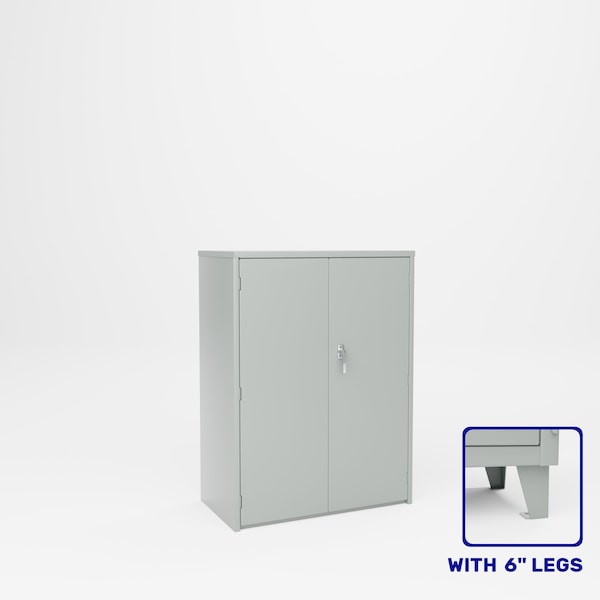 Pucel Heavy Duty Storage Cabinet with 6 in Legs, 36 in W x 54 in H x 19 in D, Putty HDSC-3648-19-2L - main