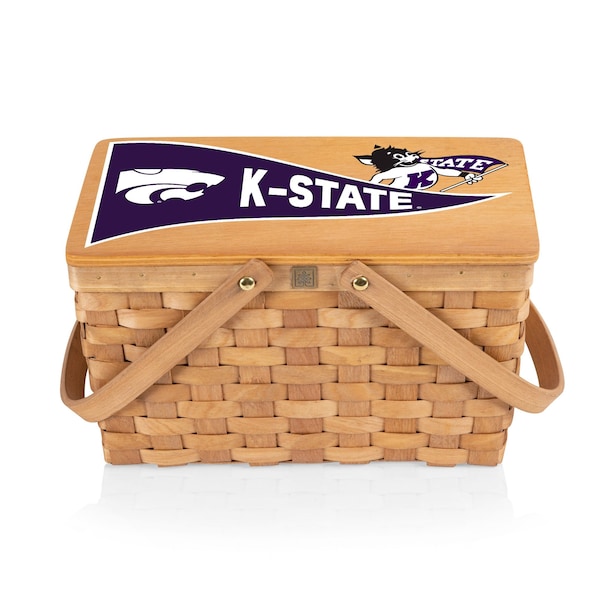 Picnic Time Family Of Brands NCAA Kansas State Wildcats Poppy Personal Picnic Basket 124-00-299-254-0 - main