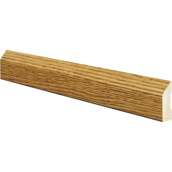 Inteplast Building Products 3/8'' W.x1-5/16'' H.x7 ' L. Ultra Oak Polystyrene Stop Molding 49460700802 - main