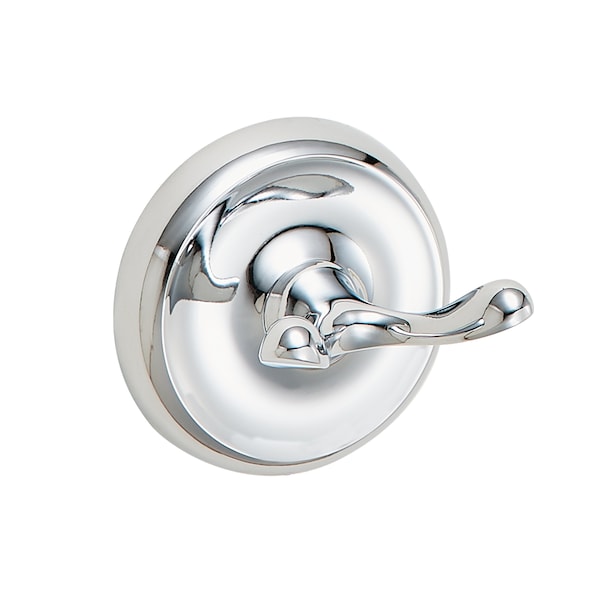 Geo Towel and Robe Hooks Polished Chrome EVDRH-PC - main