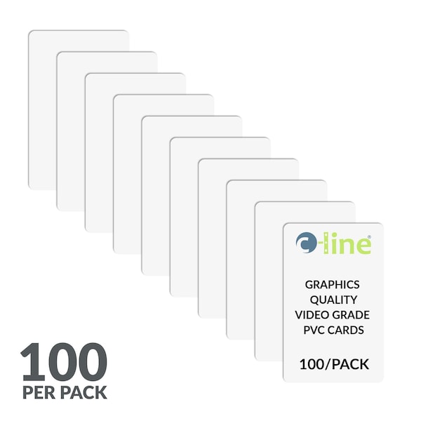 C-Line Products Quality Video Grade PVC Card, PK100 89007 - main
