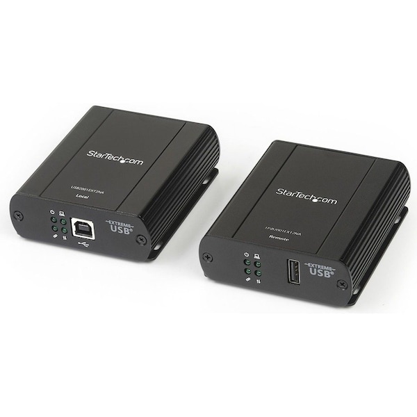 Startech.Com USB 2.0 EXTENDER EXTENDS 1 USB DEVICE 330FT OVER CAT5E/CAT6 ETHERNET CABLE 480MB USB2001EXT2NA - main