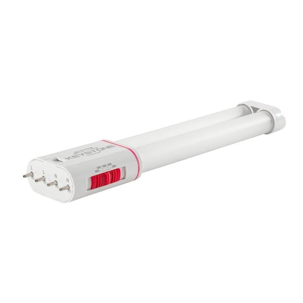Keystone 8W LED PLL tube | 9in length | 2G11 base | 120-277V input | Color Select 3000/3500/4000/5000/6500K | KT-LED8PLL-9GC-8CSJ-D - main