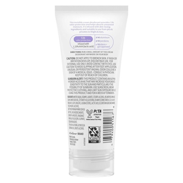 Dove Coconut and Vanilla pH Balancing Cream Whole Body Deodorant, 2.5 Ounce, 12PK 62712667 - main