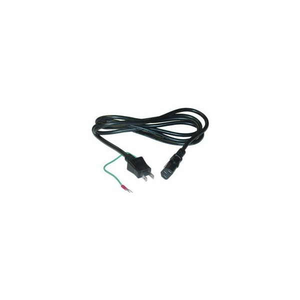 Cable Wholesale Japanese Computer/Monitor Power Cord, JIS C 8303 with Ground Wire to C13, PSE Approved, 6 foot 10W1-18206 - main