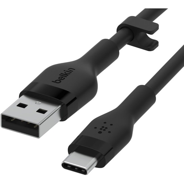 Belkin FLEX USB-A/USB-C SILICONE CBL F SILICONE CABLE SUPPORTS FAST CHA CAB008BT2MBK - main