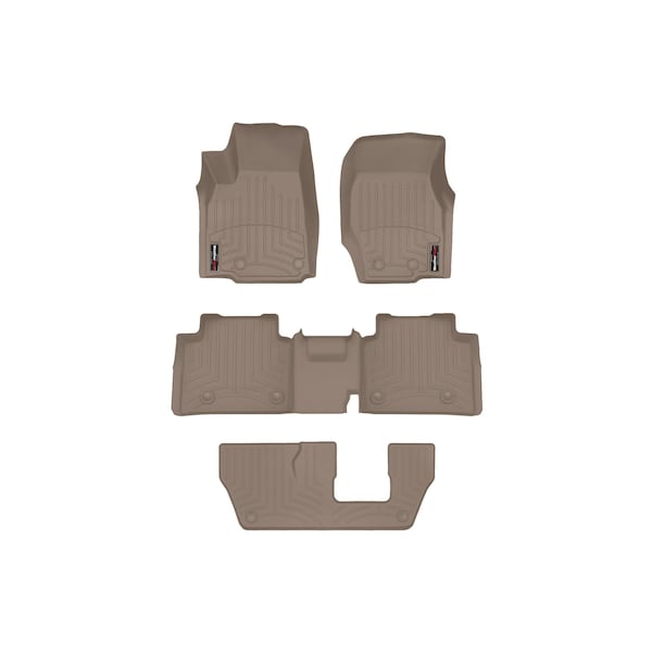 Weathertech Tan, Front, rear, and rear Floorliners 451696-1-6-4 - main