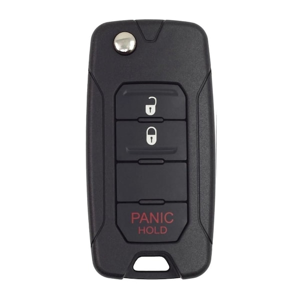 Aks Keys 2005 - 2018 Dodge Chrysler Jeep Flip Key Fob 3B FCC# OHT692427AA RC-DODGE-71C - main