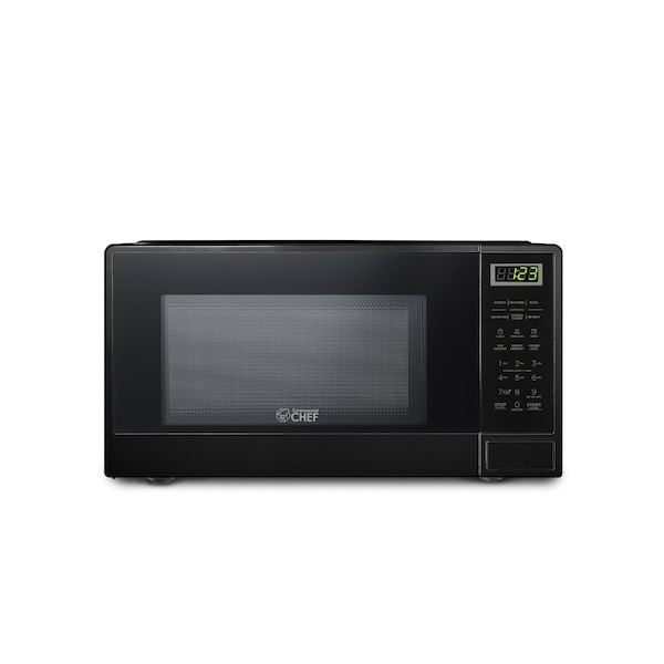 Commercial Chef 1.1 Cu Ft Microwave Oven with 10 Power Levels, Black CHCM11100B - main
