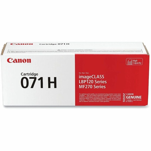 Canon 071H Original High Yield Laser Toner Cartridge, Black, 1 Pack, 2500 Pages CNM5646C001 - main