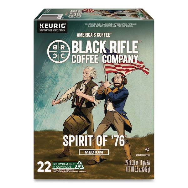 Black Rifle Coffee Co Spirit of '76 Coffee K-Cups, 22PK 5000384044 - main
