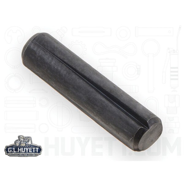 Huyett Type A Grooved Pin, Alloy Steel, 0.188 in Dia x 0.185 in Small End Dia x 0.750 in Length GPA-0187-0750-A - main