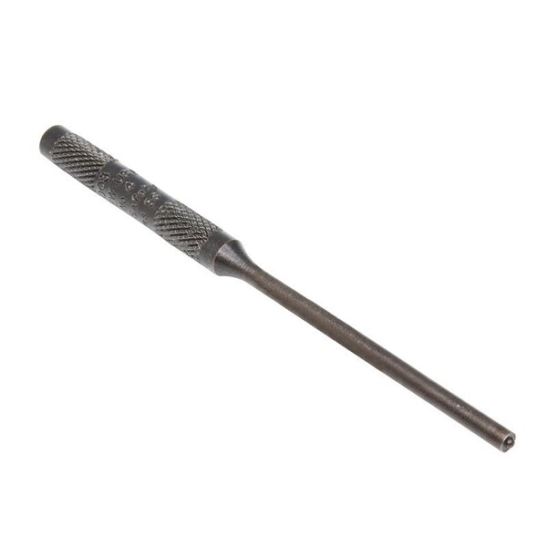 Pro Pilot Pin Punch with Hand Tag, 1/8 in W x 2 in L Tip, 4 in L, 1/4 in Dia Shank, Round Shank 25003HT - main