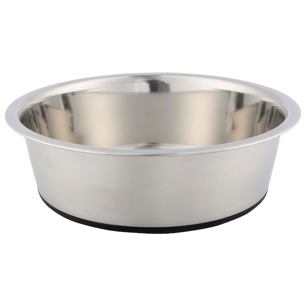 Petmaker Set of 2 Stainless Steel Dog Bowls 64oz Double Wall Insulated Non Slip Metal for Medium-Large Pets PET6428 - main