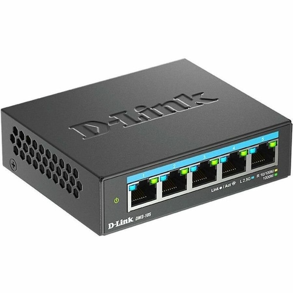 D-Link 5-Port Multi-Gigabit Unmanaged Switch DMS-105 - main