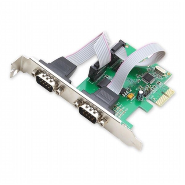 Skilledpower 2-port Serial PCIe, x1, Revision 1.0a, Full & Low Profile SK876676 - main
