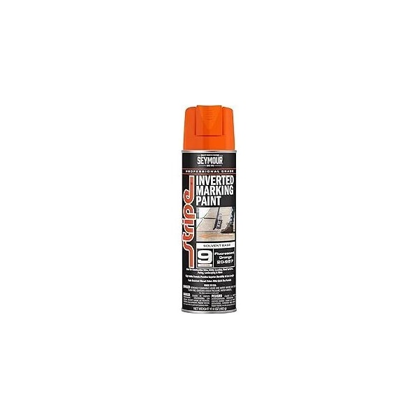 Seymour Midwest Stripe 9-Series Inverted Ground Marking Paint, Fluorescent Orange net 17oz. 20957-1 - main