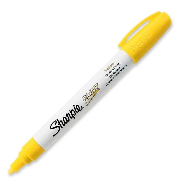 Sharpie Marker, SharpiePoint, Med, Yellow 34905 - main