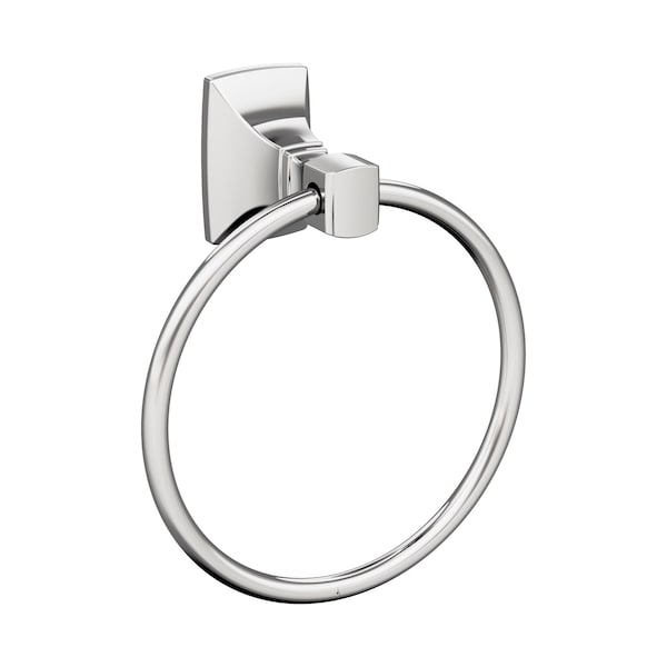 Amerock Highland Ridge Chrome Transitional 7-7/16 in 189 mm Length Towel Ring BH3601226 - main