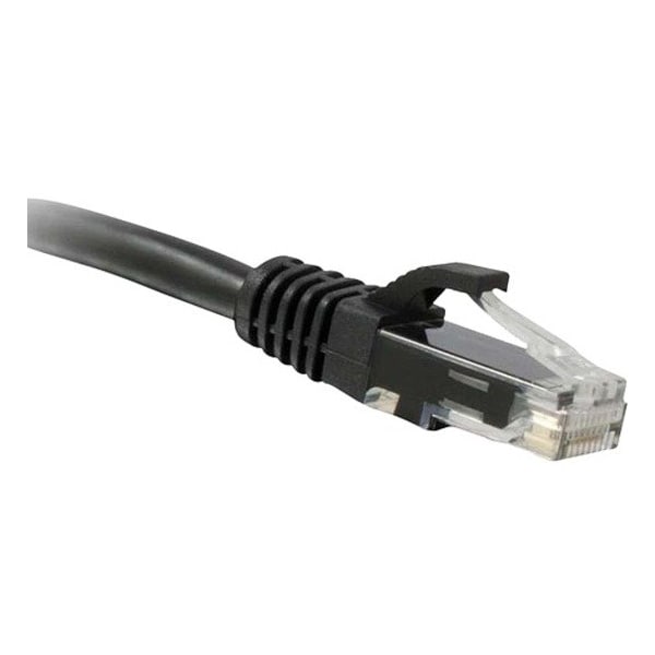 Enet Cat6 Black 12 Foot Patch Cable w/ Snagless Molded Boot (Utp) C6-BK-12-ENC - main