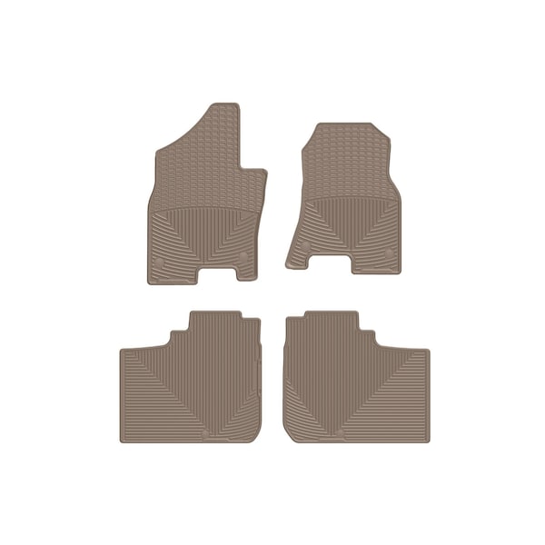 Weathertech Tan, Front and Rear All Weather Floor Mats W506TN-W507TN - main