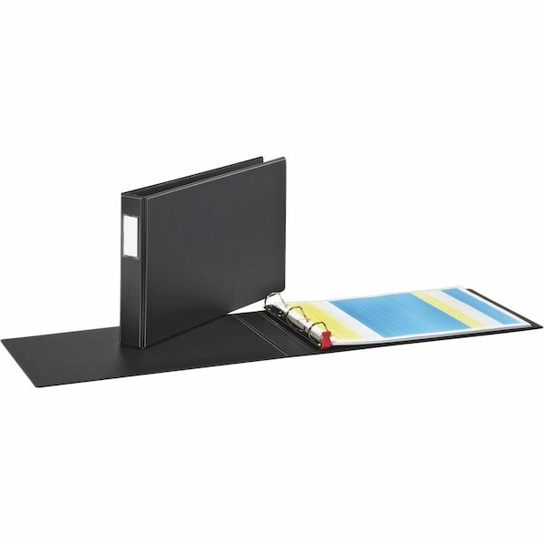 Cardinal EasyOpen Locking SlantD Tabloid Binders, Black CRD12122 - main