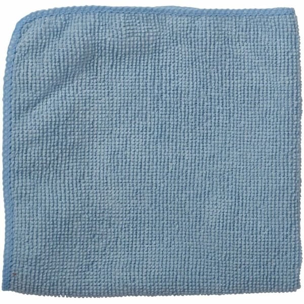Rubbermaid Commercial Microfiber Cleaning Cloths, 12 x 12, Blue, PK24 1820579 - main