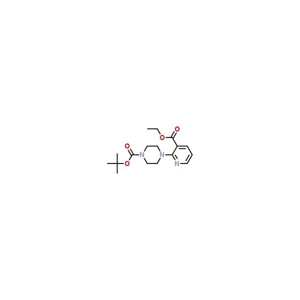 Ak Scientific 4-(3-Ethoxycarbonyl-pyridin-2-yl)-piperazine-1-carboxylic acid tert-butyl ester (5g), CAS 900183-95 B069-5g - main