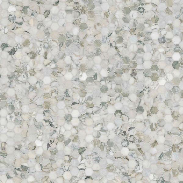 Msi Sample Coronado Honed Marble Hexagon Mosaic Floor And Wall Tile ZOR-MD-0614-SAM - main