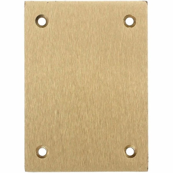 Hubbell Wiring Device-Kellems Box Cover, Floor Box Type, 1 Gang, Metallic, Blank Cover Type S3813 - main