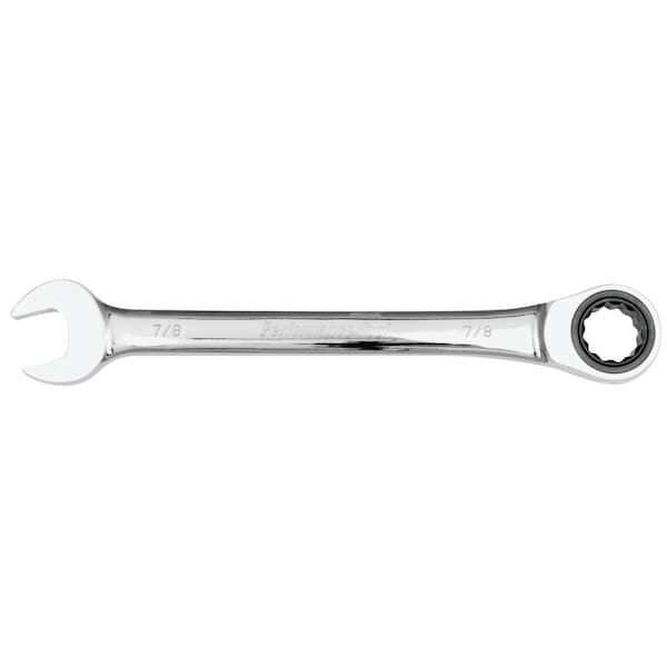 Performance Tool 7/8 in. Ratcheting Wrench, CrV, 100 Gear Teeth, Low Profile Head W30260 - main