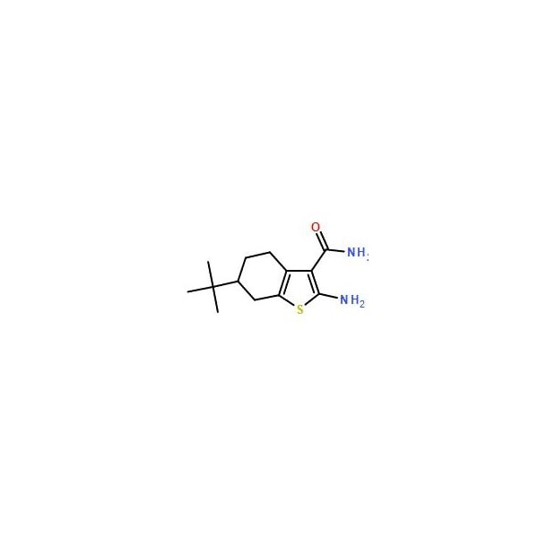 Ak Scientific 2-Amino-6-tert-butyl-4, 5, 6, 7-tetrahydro-1-benzothiophene-3-carboxamide (5g), CAS 68746-25-8 8154AE-5g - main