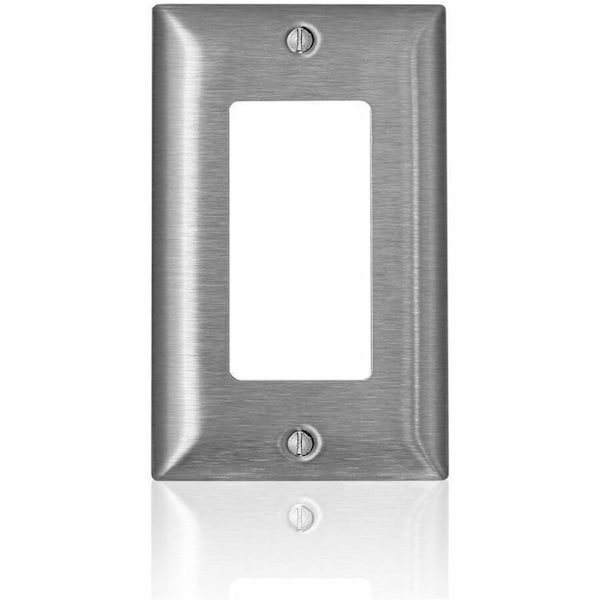 Leviton Wall Plate, Toggle, Stainless Steel SL26 - main