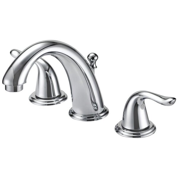 Boston Harbor Lavatory Faucet, 1.2 gpm, 2-Faucet Handle, 3-Faucet Hole, Brass/Plastic/Zinc, Lever Handle TQ-FW6B0000CP - main