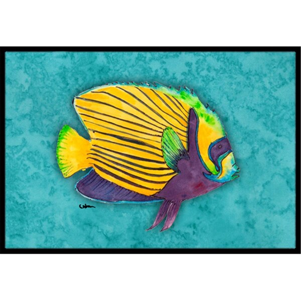 Carolines Treasures 8674JMAT Fish Tropical Indoor Or Outdoor Doormat, 24 x 36 in. 8674JMAT - main