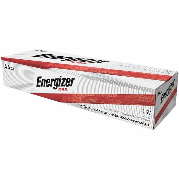 Energizer Energizer Max AA Alkaline Battery, 1.5V DC, PK24 E91 - main