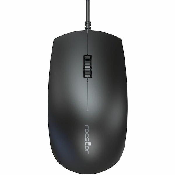 Rocstor PREMIUM M10 USB WIRED MOUSE - 1200 DPI - HIGH-DEFINITION OPTILCAL - WIRED CABLE Y01M10-01 - main